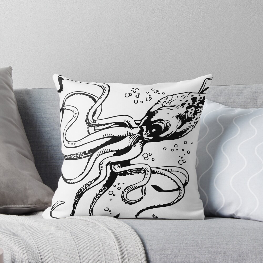 Item preview, Throw Pillow designed and sold by nomoregravity.