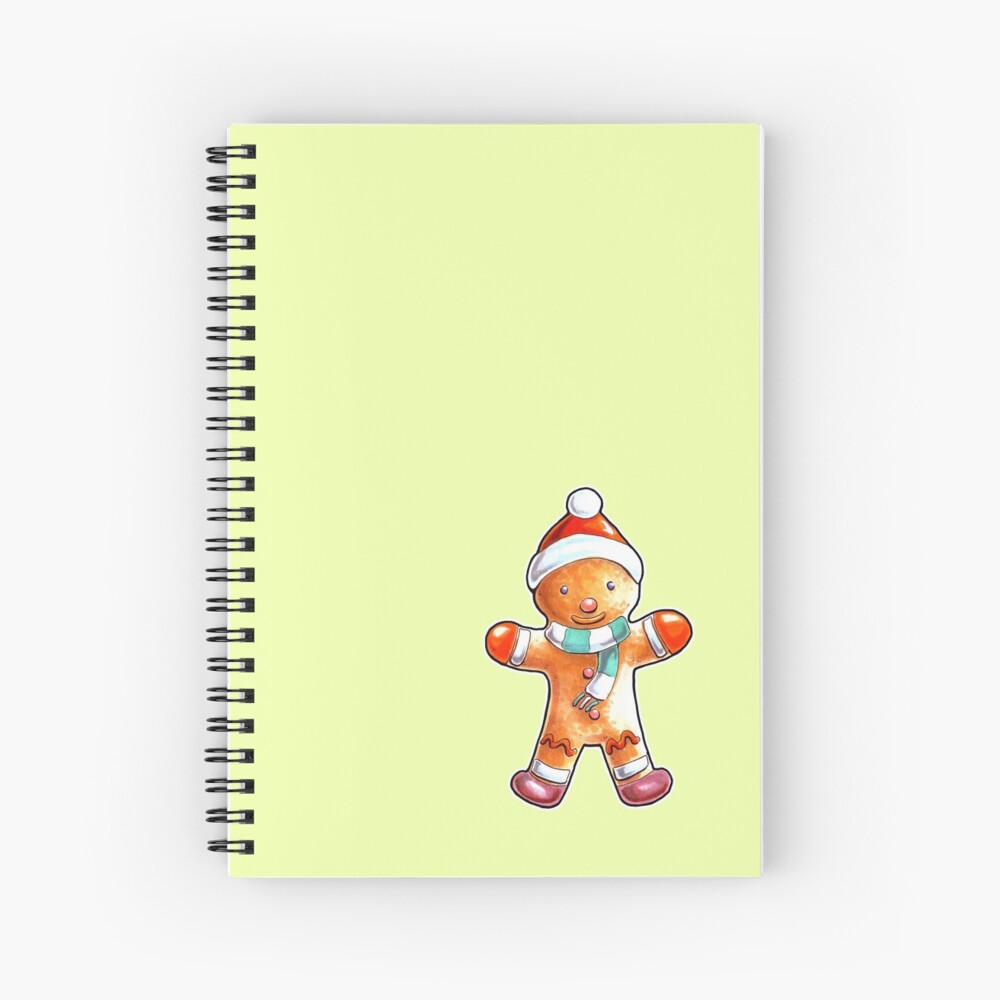 Gingerbread Buddy Spiral Notebook