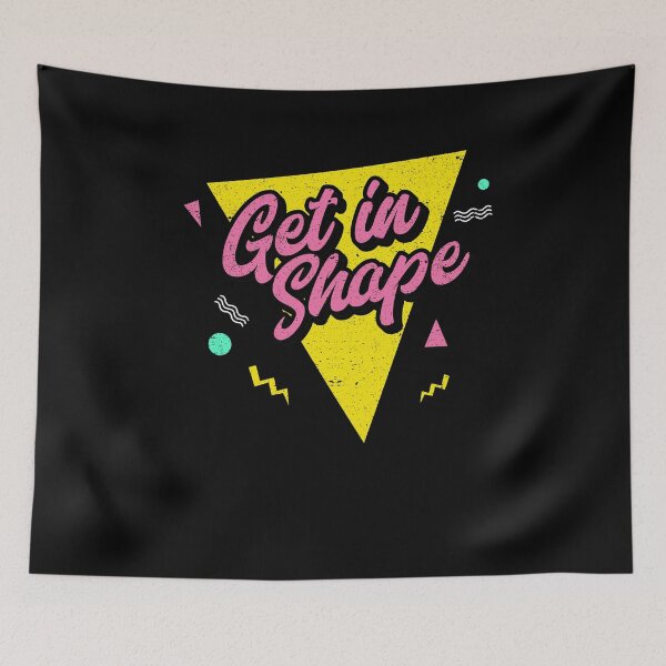Item preview, Get In Shape 80s Workout Clothes Retro Gym Fitness designed and sold by Kieran Abbott.