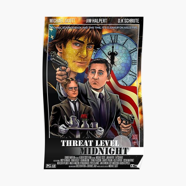 Threat Level Midnight - The Office Poster