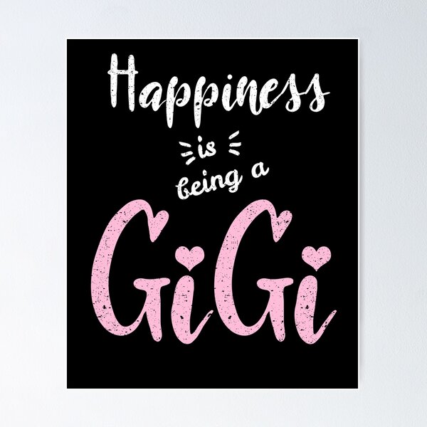 Item preview, Happiness Is Being A Gigi Grandma Mother Grandmom designed and sold by Pricity Designs.