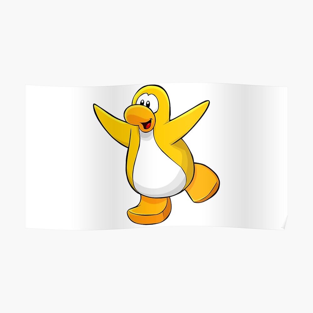 Yellow Club Penguin