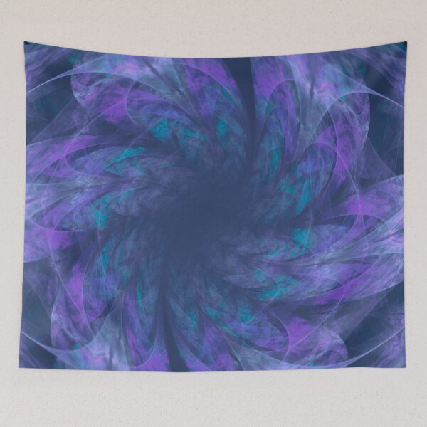 Item preview, Transparent Blue Petals Fractal designed and sold by miraminerva09.