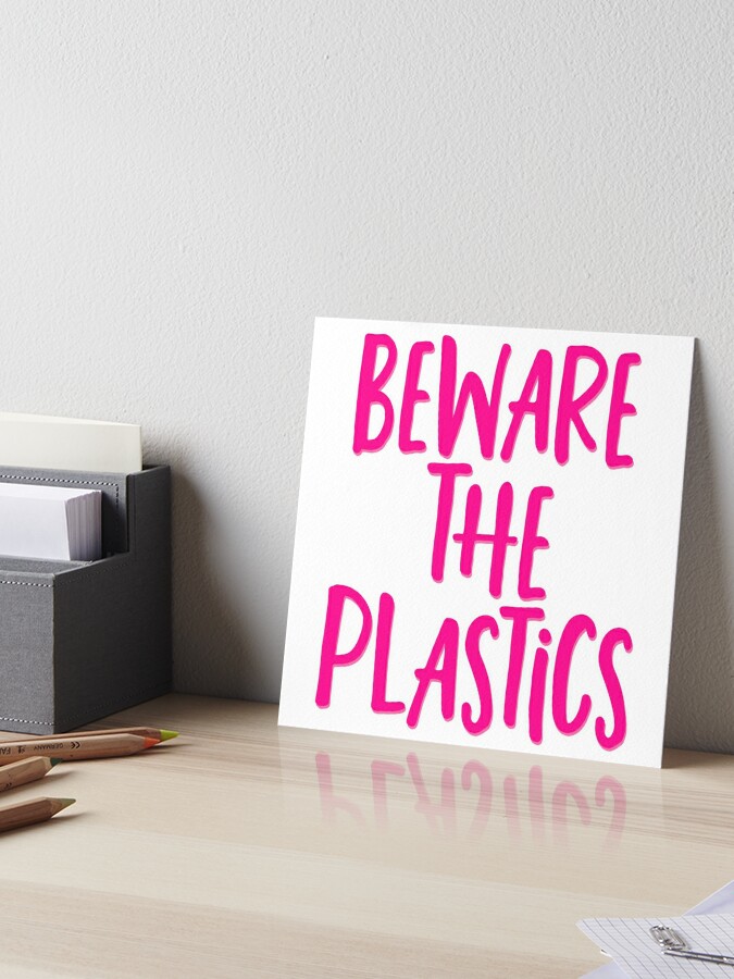 Mean Girls Beware of the Plastics Vinyl Waterproof Stickers