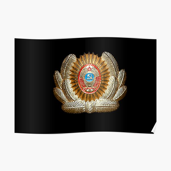 Russian Army Posters Redbubble - russian tanker hat roblox