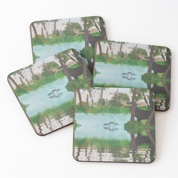 Item preview, The backwoods designed and sold by BellsPainting.
