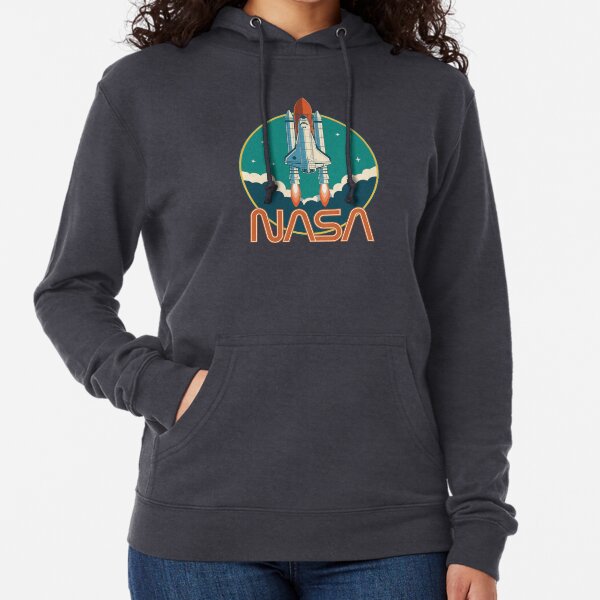 NASA Vintage Space Shuttle Logo Lightweight Hoodie