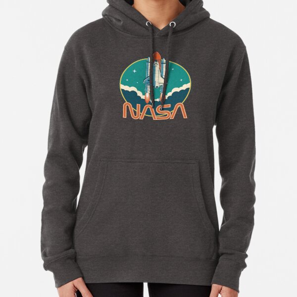 Logotipo del transbordador espacial vintage de la NASA Sudadera con capucha