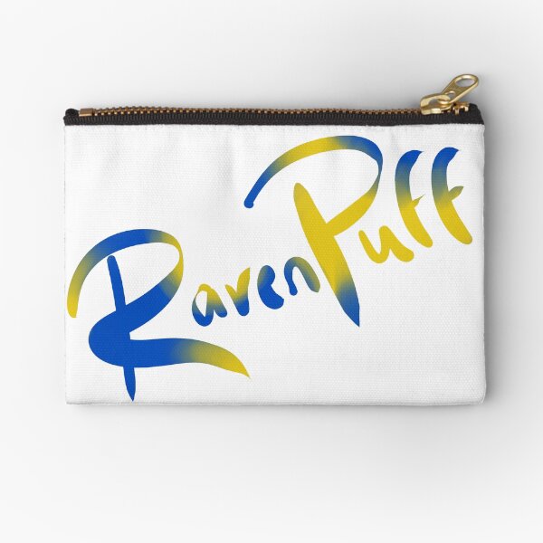 Ravenpuff Calligraphy Zipper Pouch
