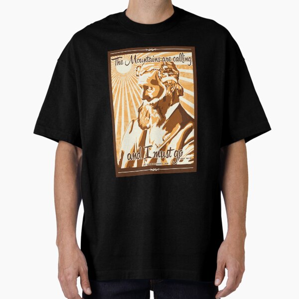 Item preview, John Muir - The Mountains Are Calling designed and sold by River and Ridge.