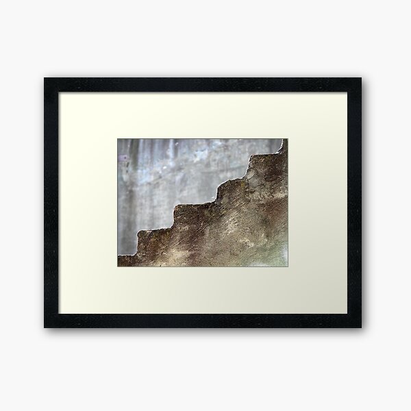 Step wall Framed Art Print