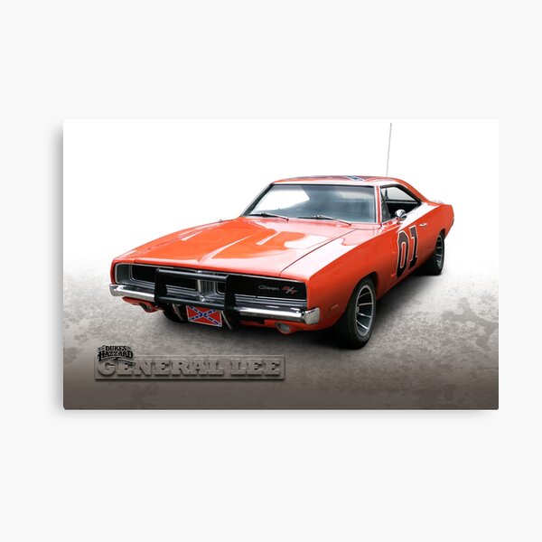 Dukes of Hazzard General Lee - 1969 Dodge Charger Canvas Print