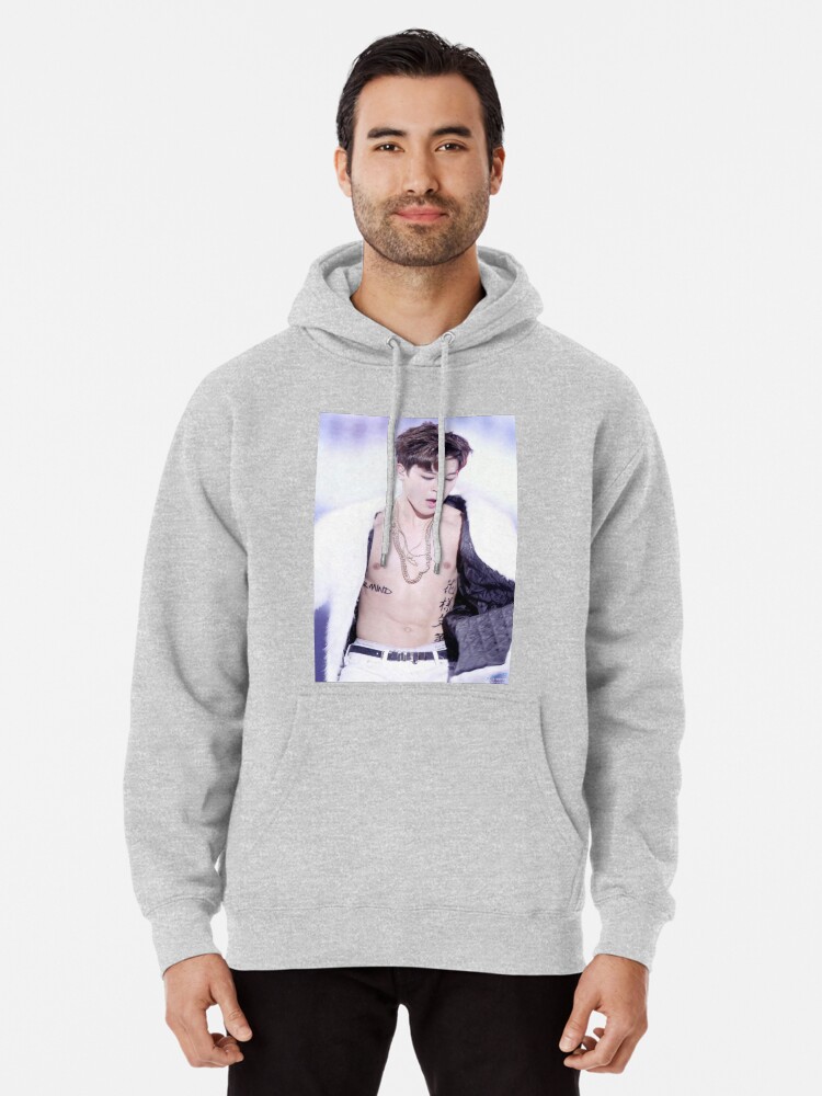 jimin grey hoodie