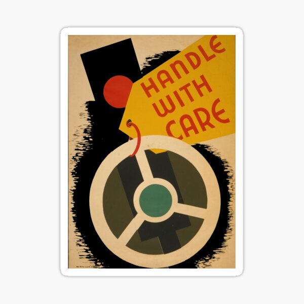 Women Empowerment Handle with Care T-Shirt Sticker