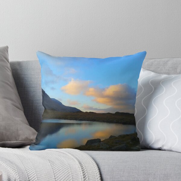 Item preview, Sunset over a mountain lake designed and sold by AlatarTheBlue.