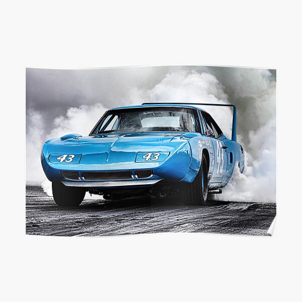 1970 Plymouth Superbird Richard Petty Poster