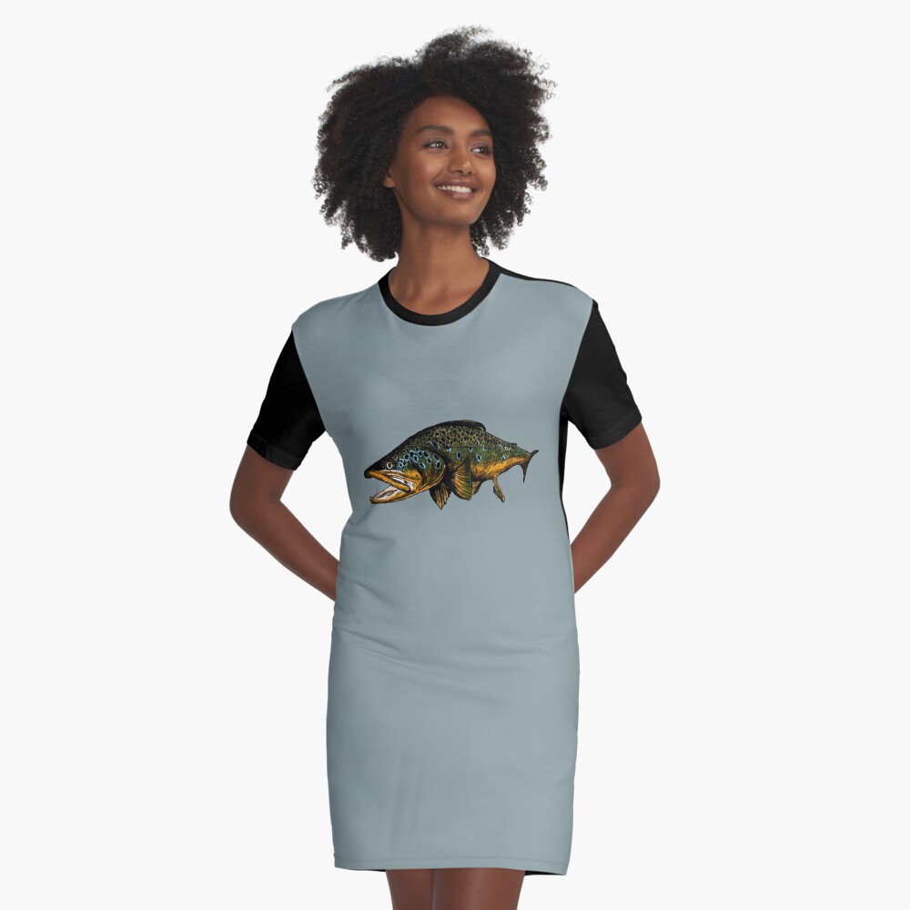Vista previa del artículo con la obra «Vestido camiseta», diseñado y vendido por Kathrynshaw.