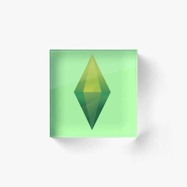 Sims Plumbob Acrylic Block