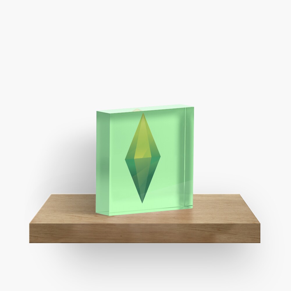 Sims Plumbob Acrylic Block