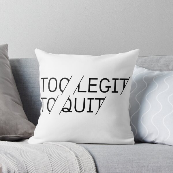 Item preview, too legit, to quit to legal to quit legally to quit music party designed and sold by cakal10.