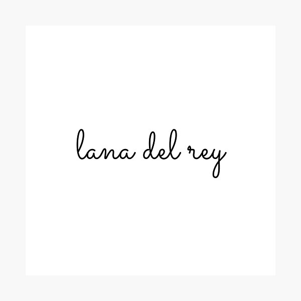 Wandbilder Lana Del Rey Redbubble