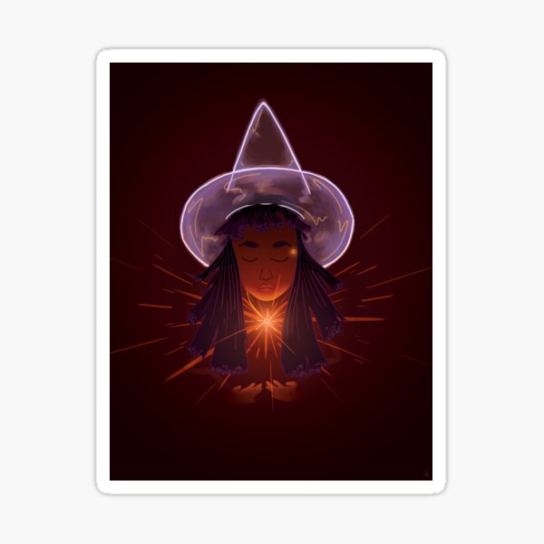 star witch Sticker