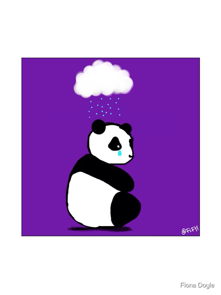 Body Para Bebe Panda Triste De Fionawb Redbubble