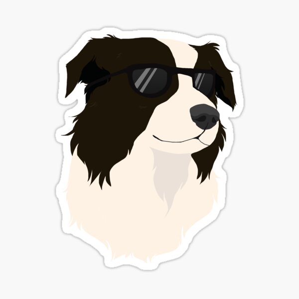 FUNNY DOG Stickers(7pc)Sticko •Pets•Animal•Silly Faces•Sunglasses