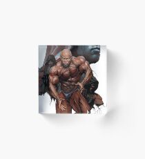 Kai Greene Fankunst Acrylblock