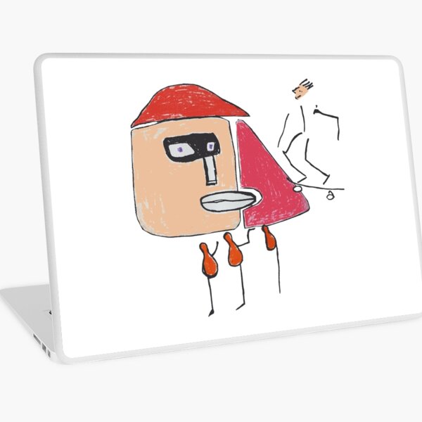 A gangster, a skater and three one-legged Laptop Skin