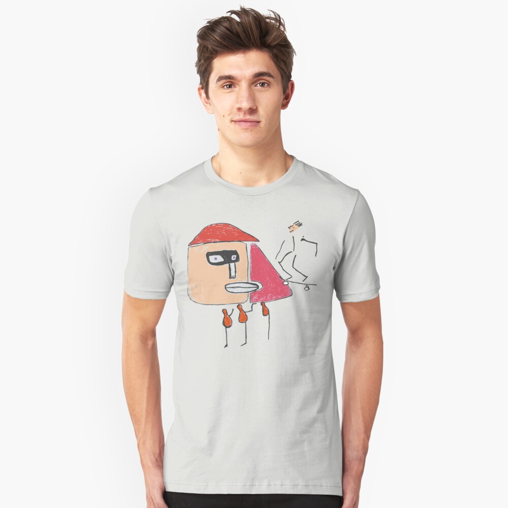 Ein Gangster, ein Skater und drei Einbeinige Slim Fit T-Shirt