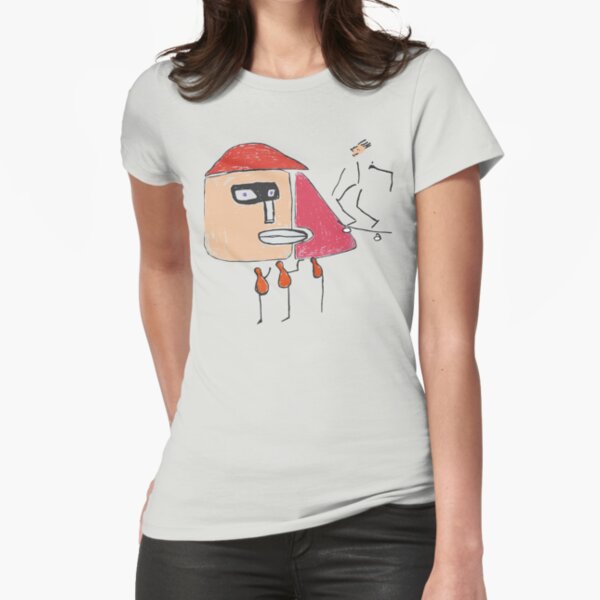A gangster, a skater and three one-legged Fitted T-Shirt