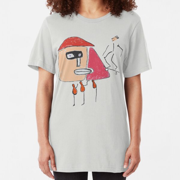 Ein Gangster, ein Skater und drei Einbeinige Slim Fit T-Shirt