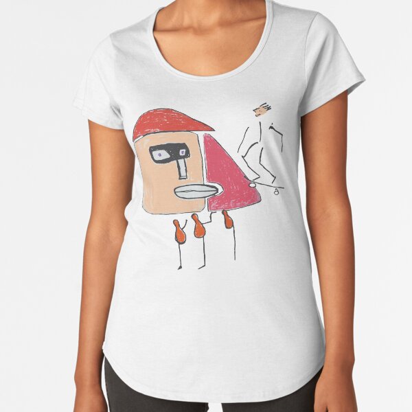 A gangster, a skater and three one-legged Premium Scoop T-Shirt