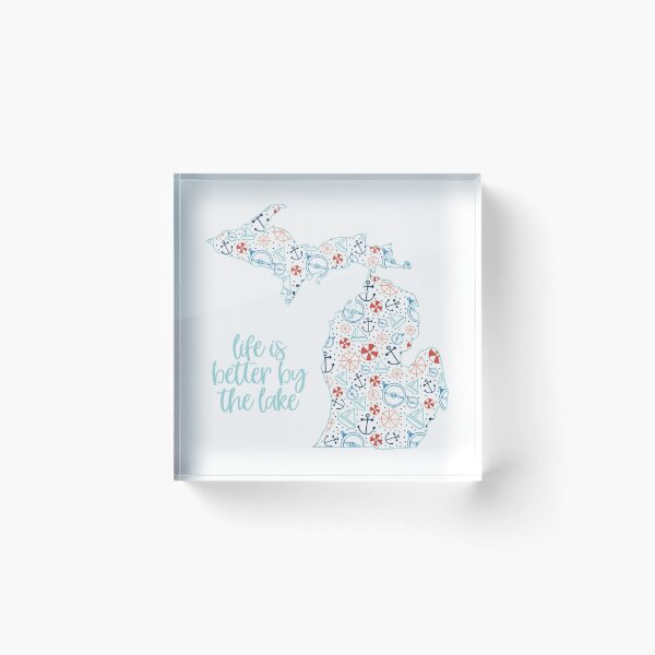 Item preview, Life Is Better By The Lake, Michigan Nautical designed and sold by JordynAlison.