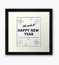Happy New Year Framed Print