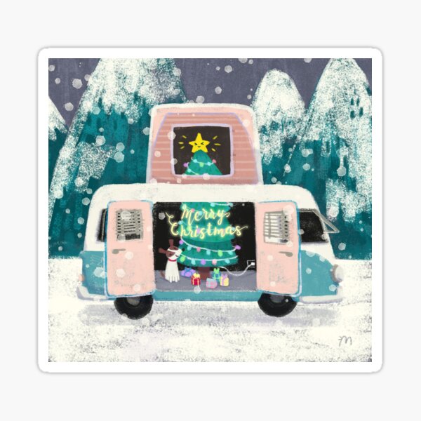 White Christmas Sticker