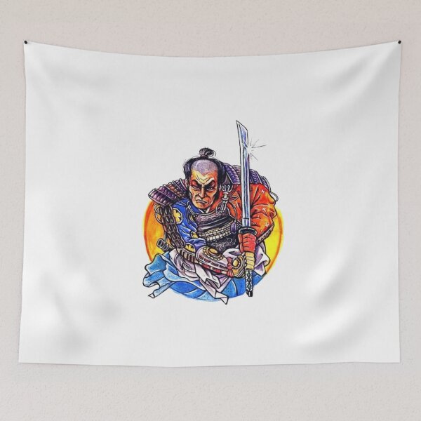 Item preview, Cartoon Tattoo Symbol Japanese Samurai designed and sold by RBEnt.