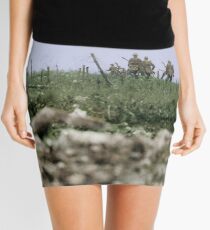 Men of the Wiltshire Regiment advancing to the attack through the wire, Thiepval, 7 August 1916 Mini Skirt