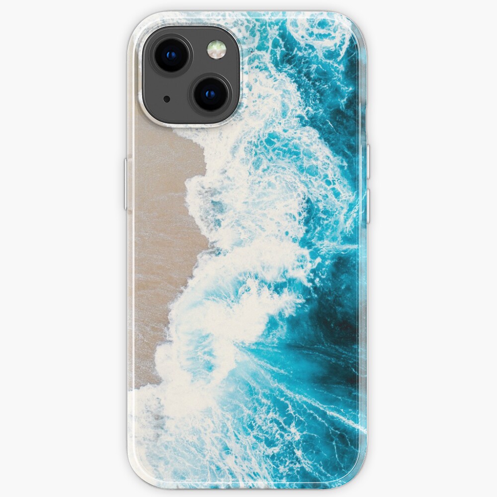 Blue waves iPhone Case