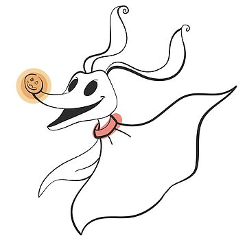 Artwork thumbnail, Zero from The Nightmare before Christmas by RosieCheecks