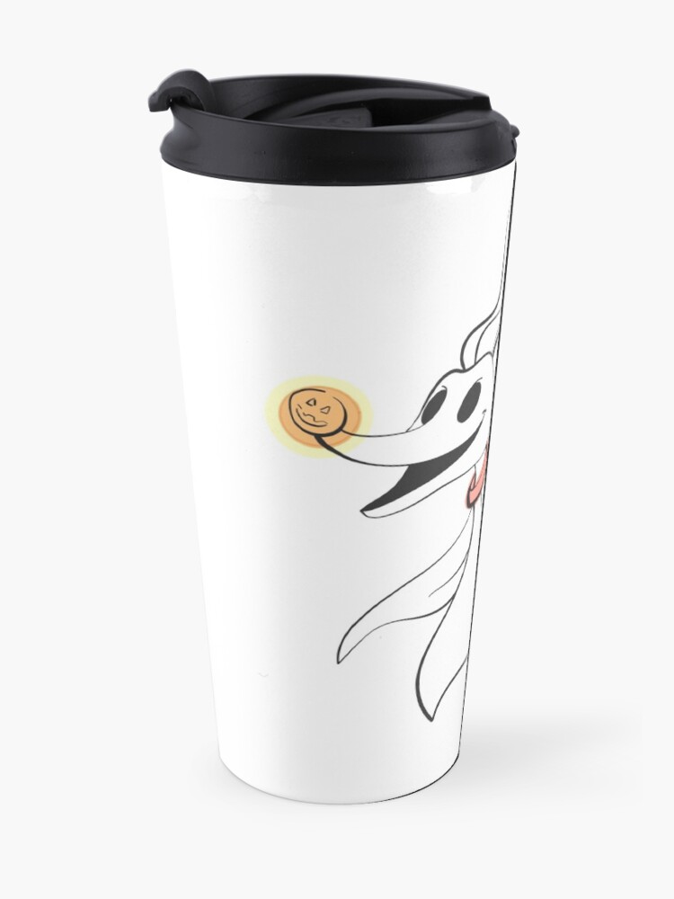 Alternate view of Zero from The Nightmare before Christmas Travel Mug