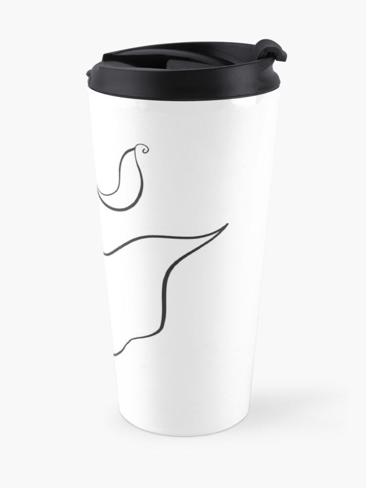Alternate view of Zero from The Nightmare before Christmas Travel Mug