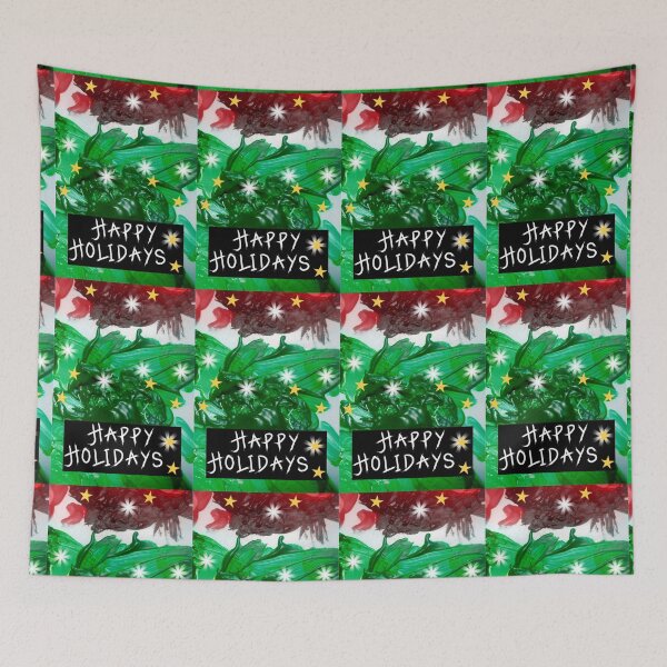 Item preview, happy holidays abstract 12/04/18 designed and sold by Shellaqua.