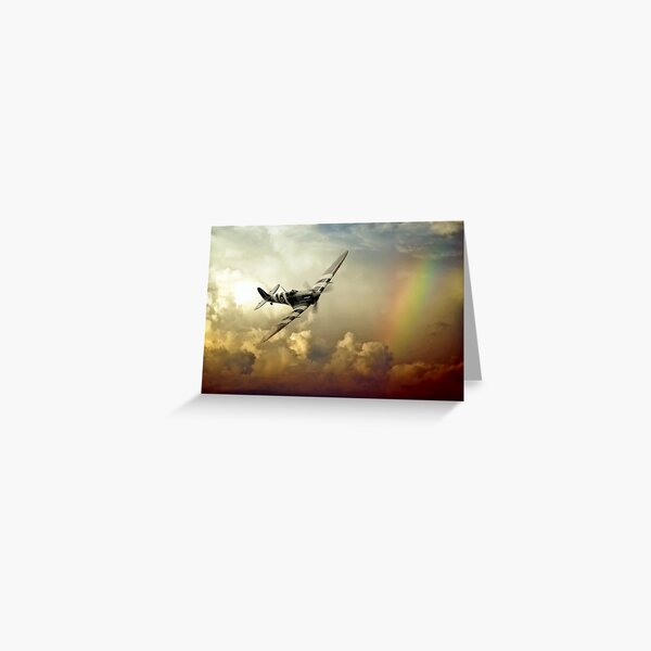 Item preview,  Spitfire Passing Through The Storm  designed and sold by Airpower Art.