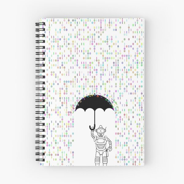 Item preview, It's raining binary numbers! designed and sold by ComicCollages.