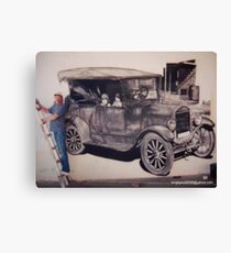 Breckenridge Texas Mural Canvas Print