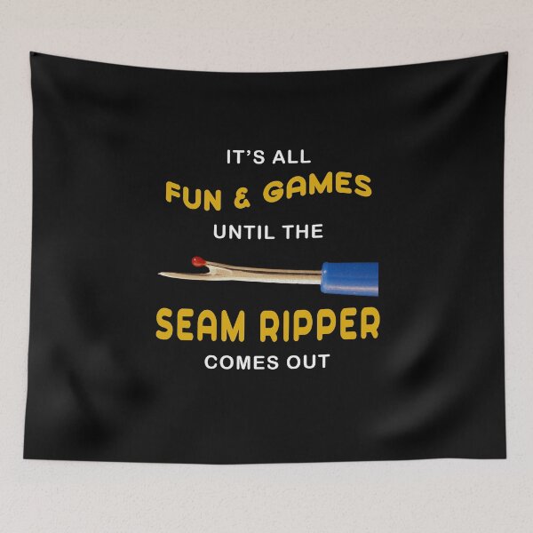 Item preview, Sewing Quilting Seam Ripper Humor designed and sold by TLSDesigns.
