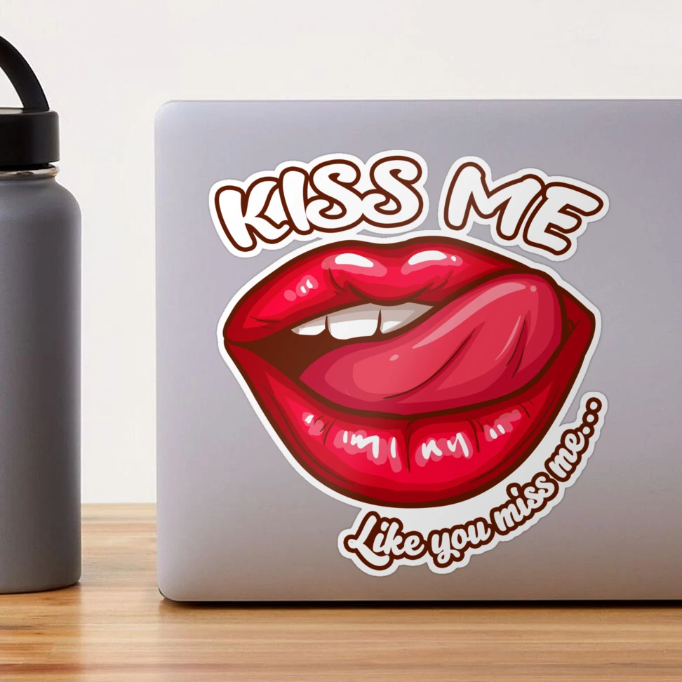 Kiss Me New Brand Red Lips Engraçado Imprimir Briefs para As