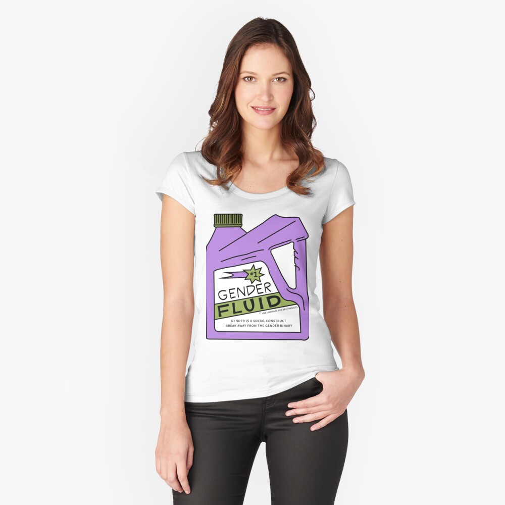 Aperçu de l'œuvre T-shirt échancré créée et vendue par shittyhuman.